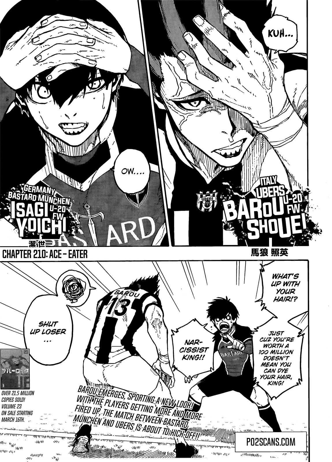 Blue Lock Chapter 210: Ace Eater - Picture 2