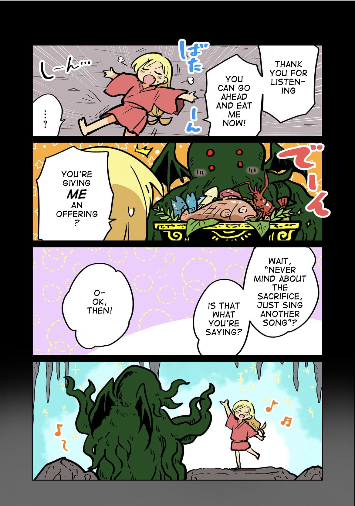 Gyaru And Cthulhu Vol.3 Chapter 121: Bonus Comic: Once Upon A Time... - Picture 3