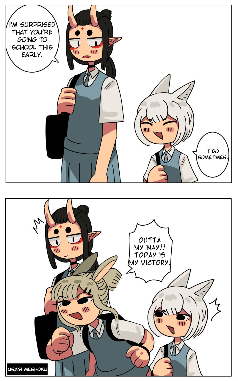 Daily Life Of Kitsune-San Chapter 7: Rabbit And Turtle - Picture 1