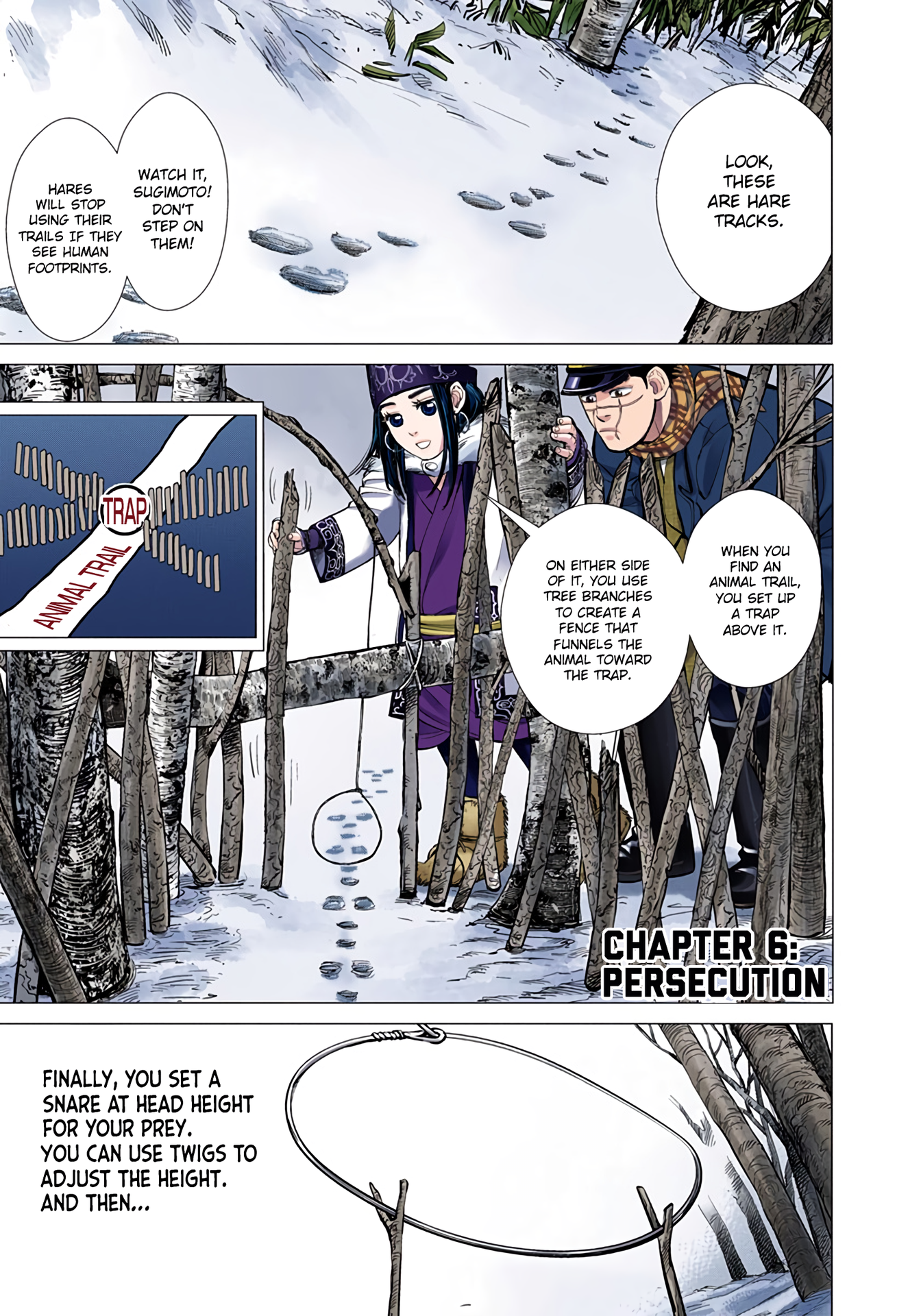 Golden Kamuy - Digital Colored Comics Vol.1 Chapter 6: Persecution - Picture 1