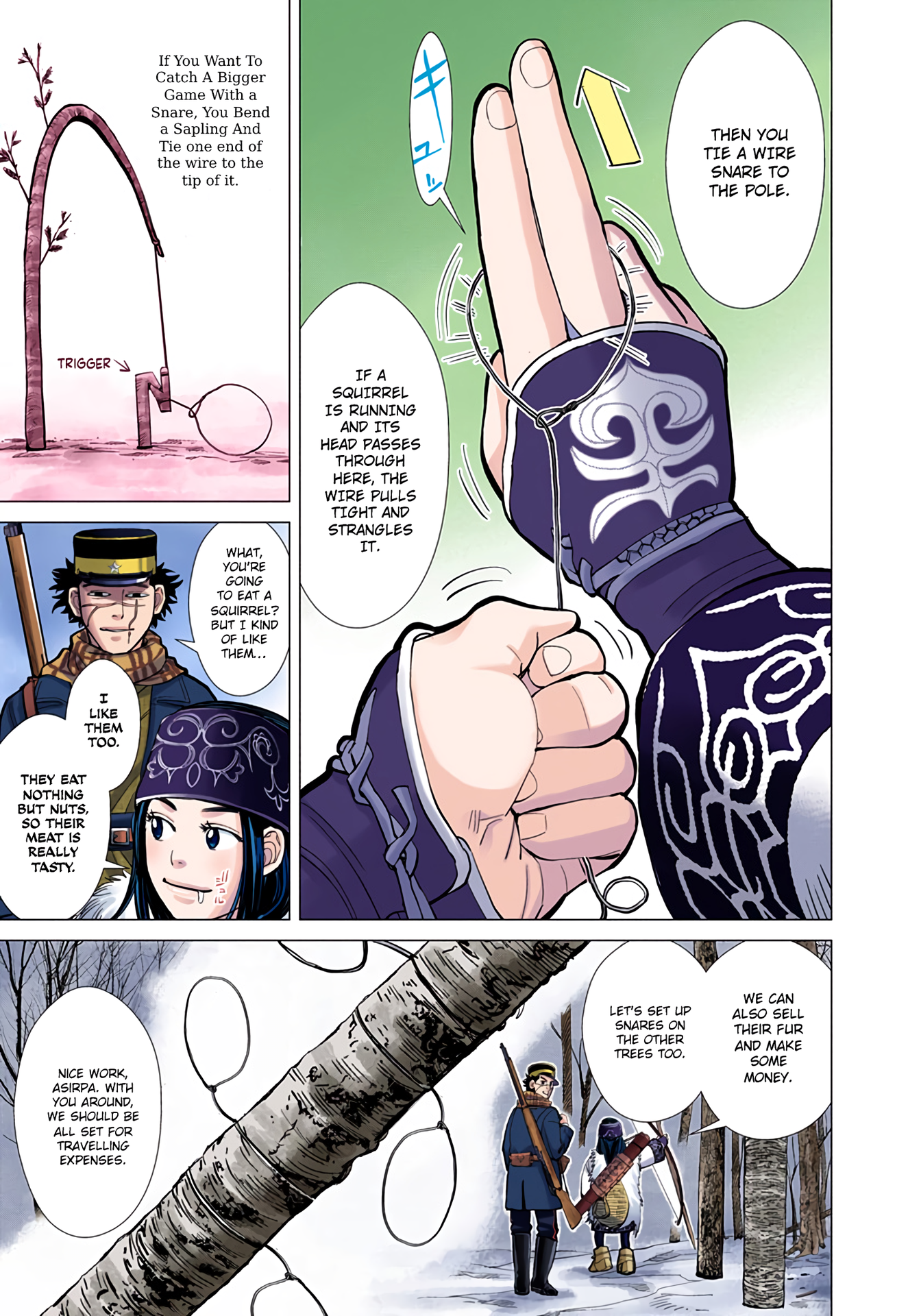 Golden Kamuy - Digital Colored Comics Vol.1 Chapter 3: Trap - Picture 3