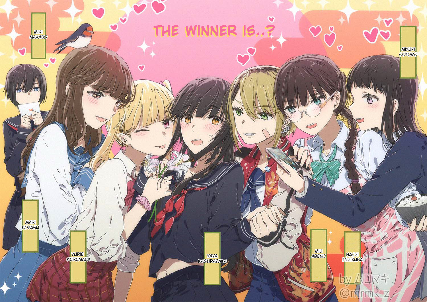 100 Days Of Yuri Challenge Chapter 67: Day 67 - Princess Kaguya And Her Five Girlfriends (+1) - Picture 3