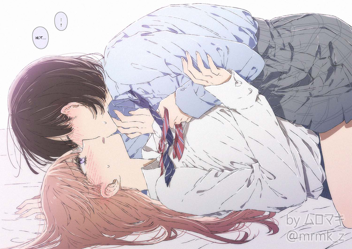100 Days Of Yuri Challenge Chapter 51: Day 51 - Pushing Down And Kissing - Picture 1