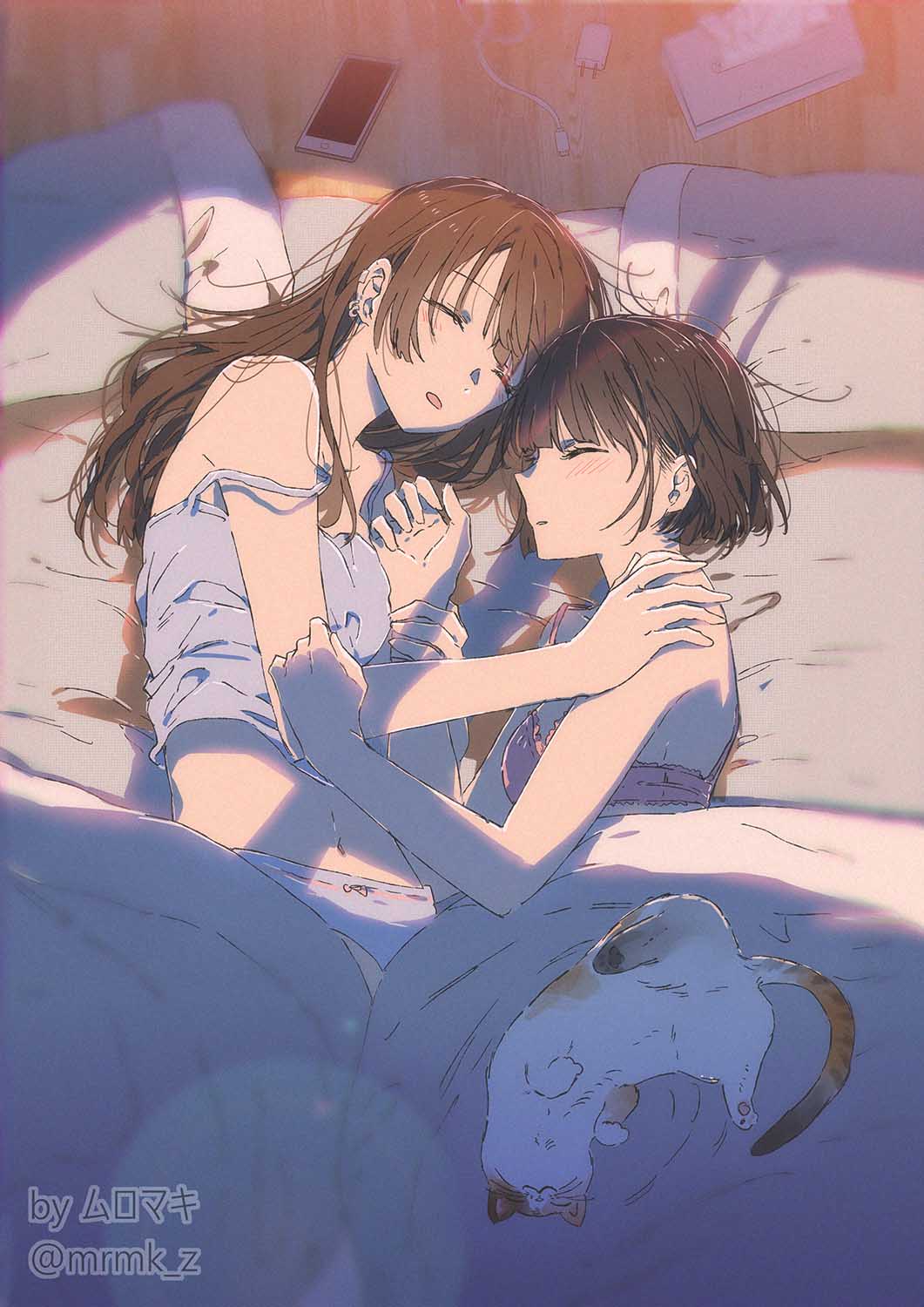 100 Days Of Yuri Challenge Chapter 34: Day 34 - Sleeping Together - Picture 1