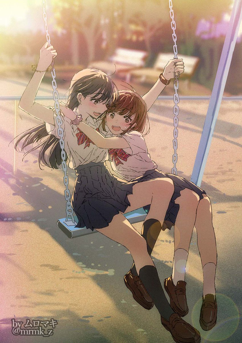 100 Days Of Yuri Challenge Chapter 24: Day 24 - Swing - Picture 1