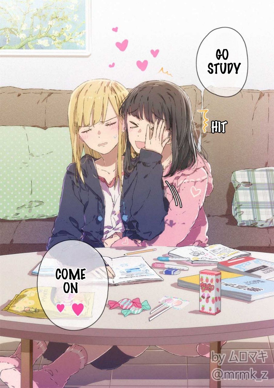 100 Days Of Yuri Challenge Chapter 11: Day 11 - Leisurely Jk Who Doesn't Study At The Study Group - Picture 2