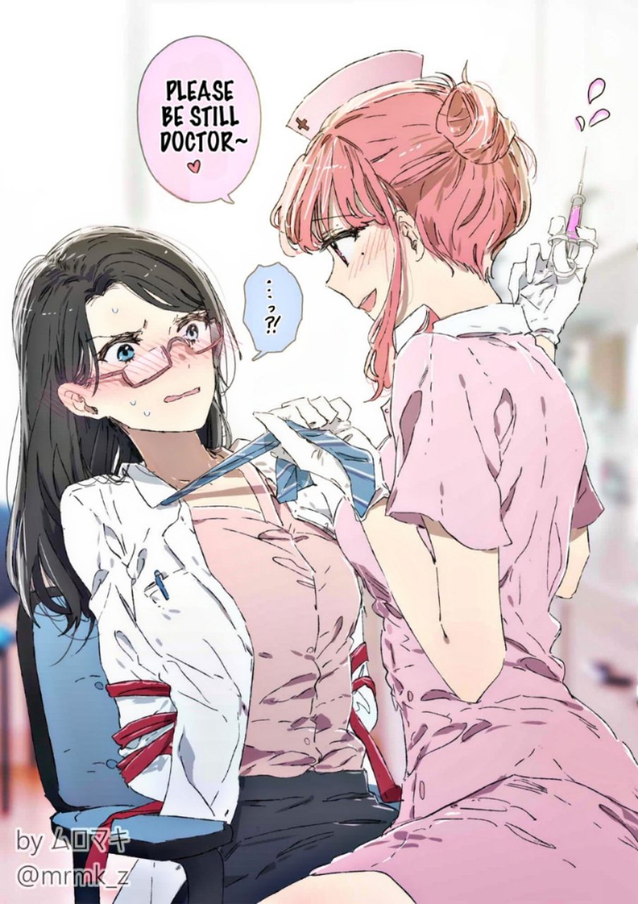 100 Days Of Yuri Challenge Chapter 3: Day 3 - Female Doctor And Nurse - Picture 1