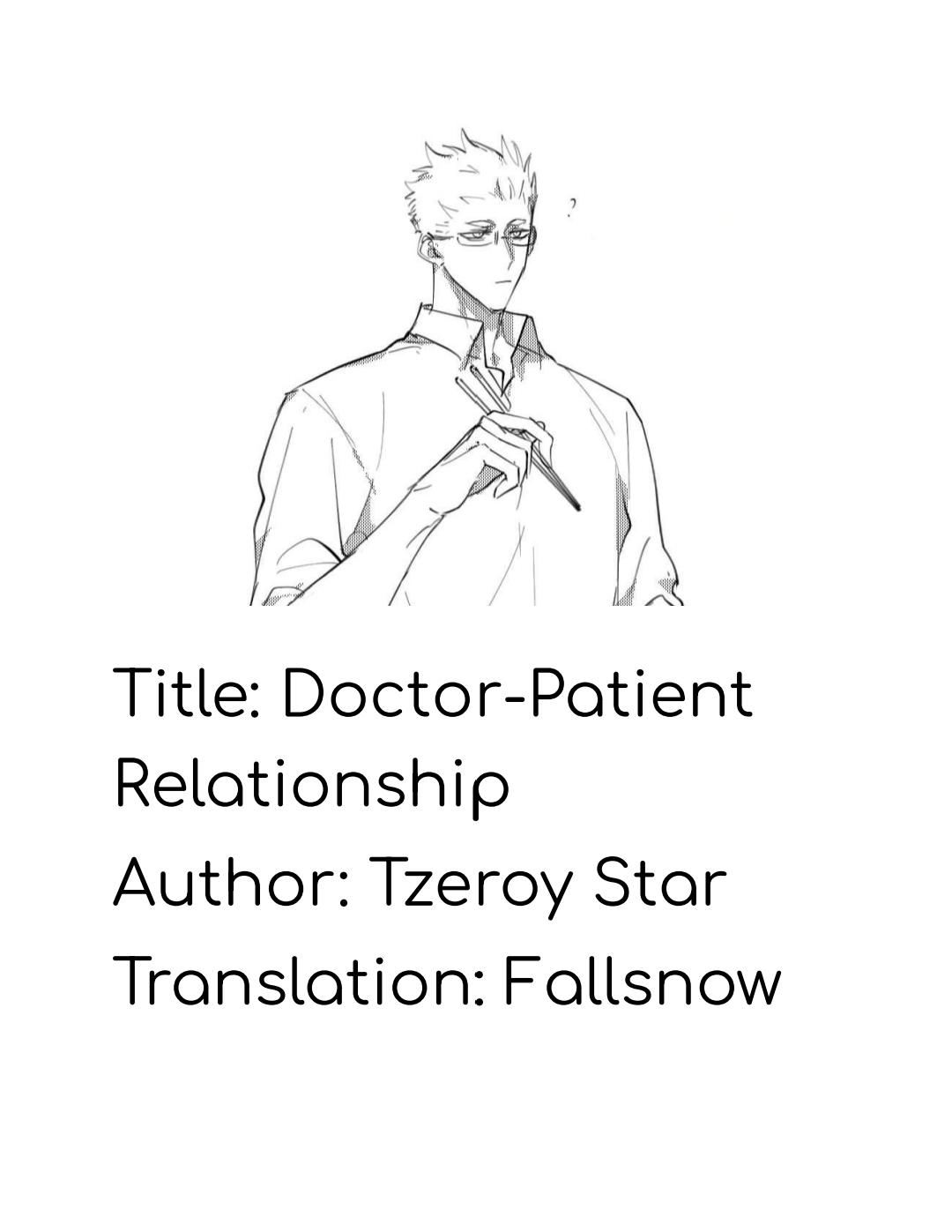 Doctor-Patient Relationship Chapter 2 - Picture 1