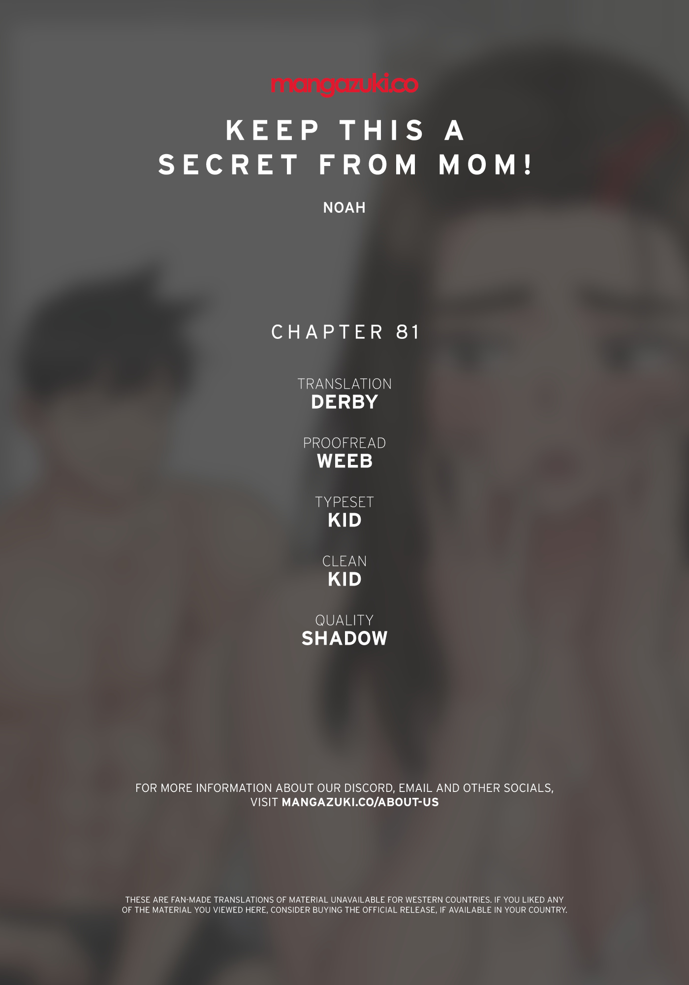 Keep This A Secret From Mom Chapter 81 - Picture 1