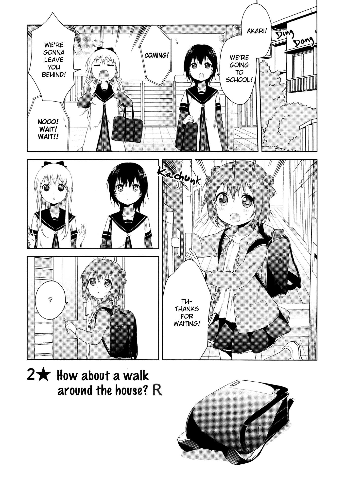 Yuru Yuri Vol.11 Chapter 78.7: Beginnings R2: How About A Walk Around The House? - Picture 2