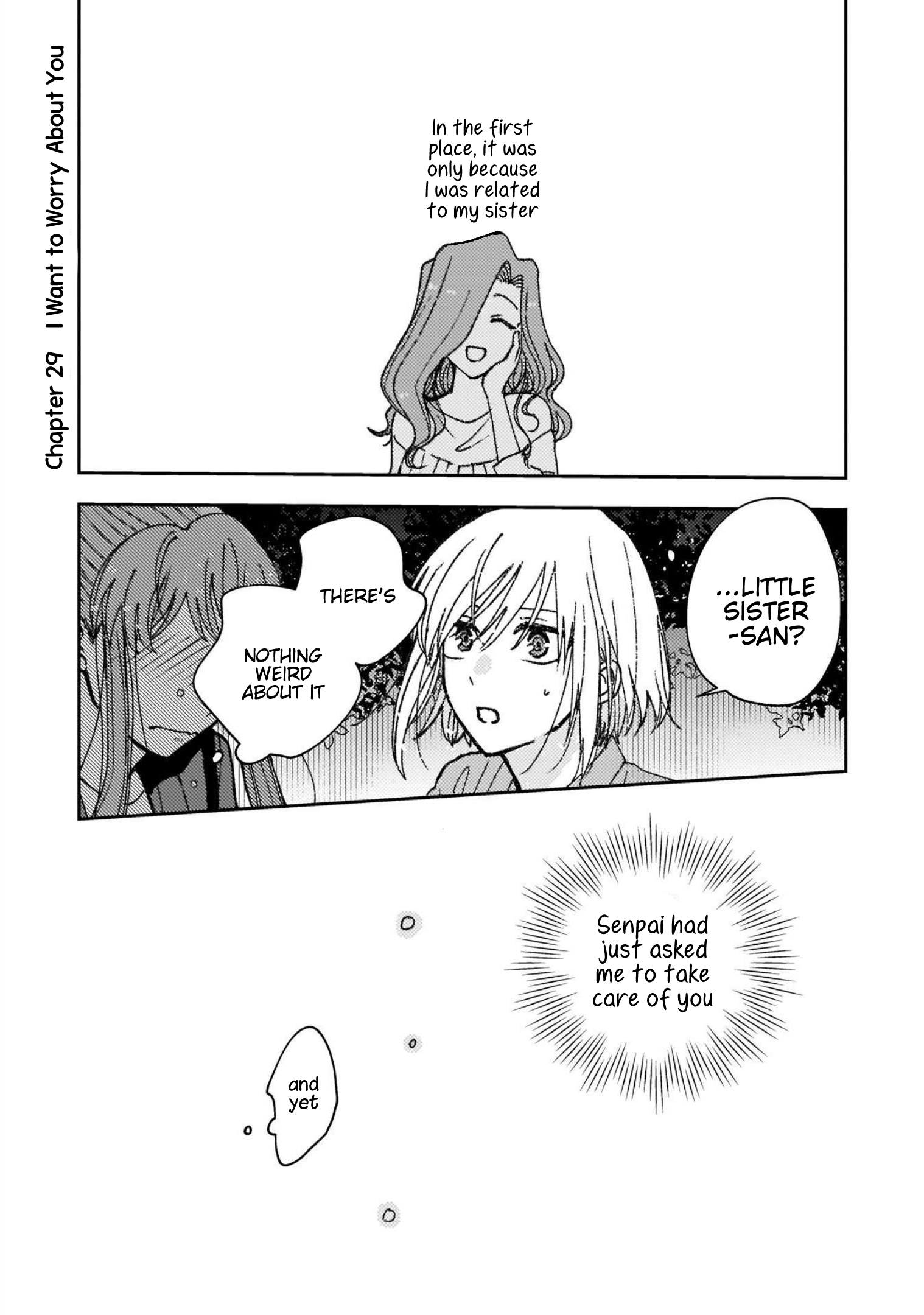 With Her Who Likes My Sister Vol.3 Chapter 29: I Want To Worry About You - Picture 1