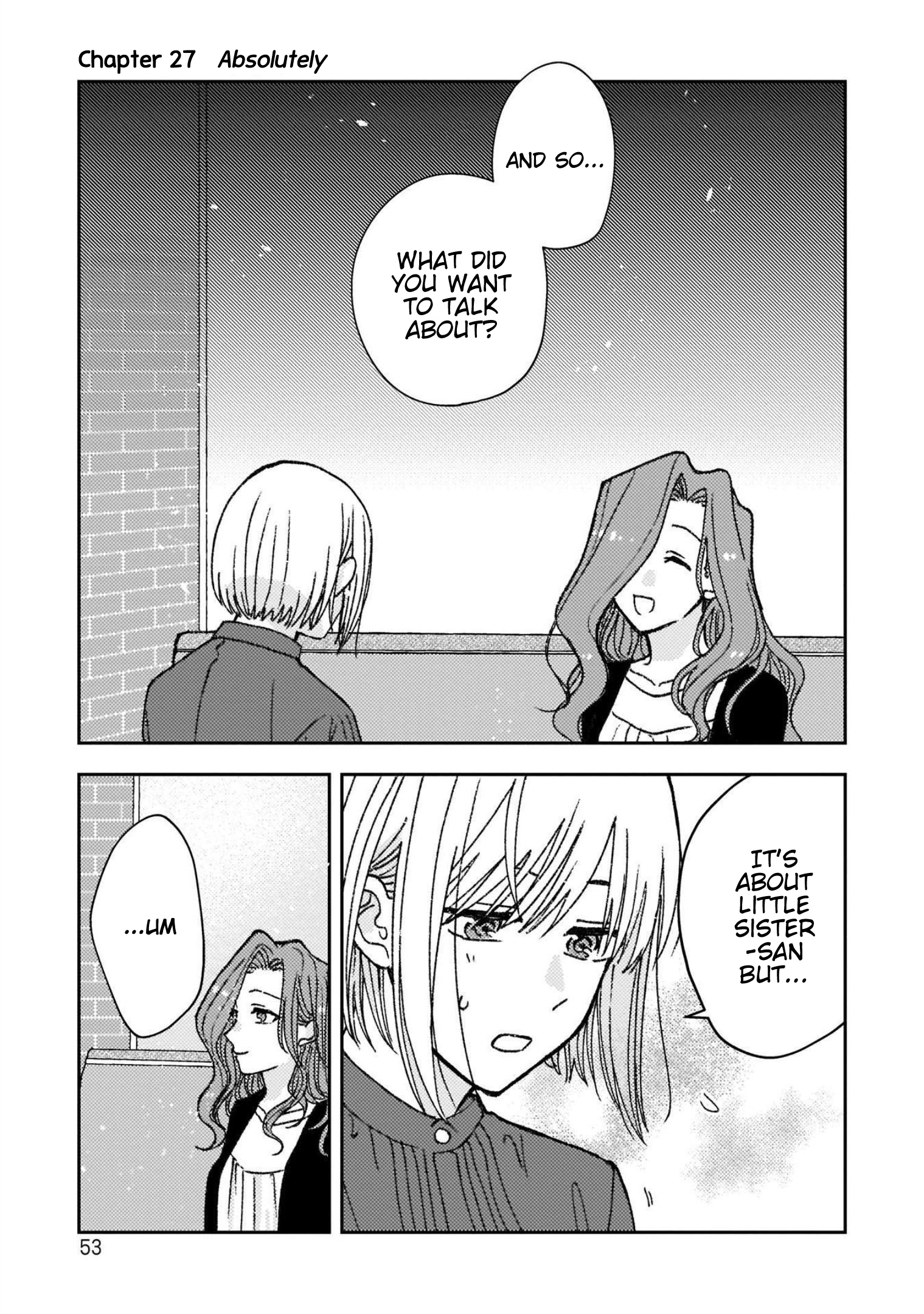 With Her Who Likes My Sister Vol.3 Chapter 27: Absolutely - Picture 1