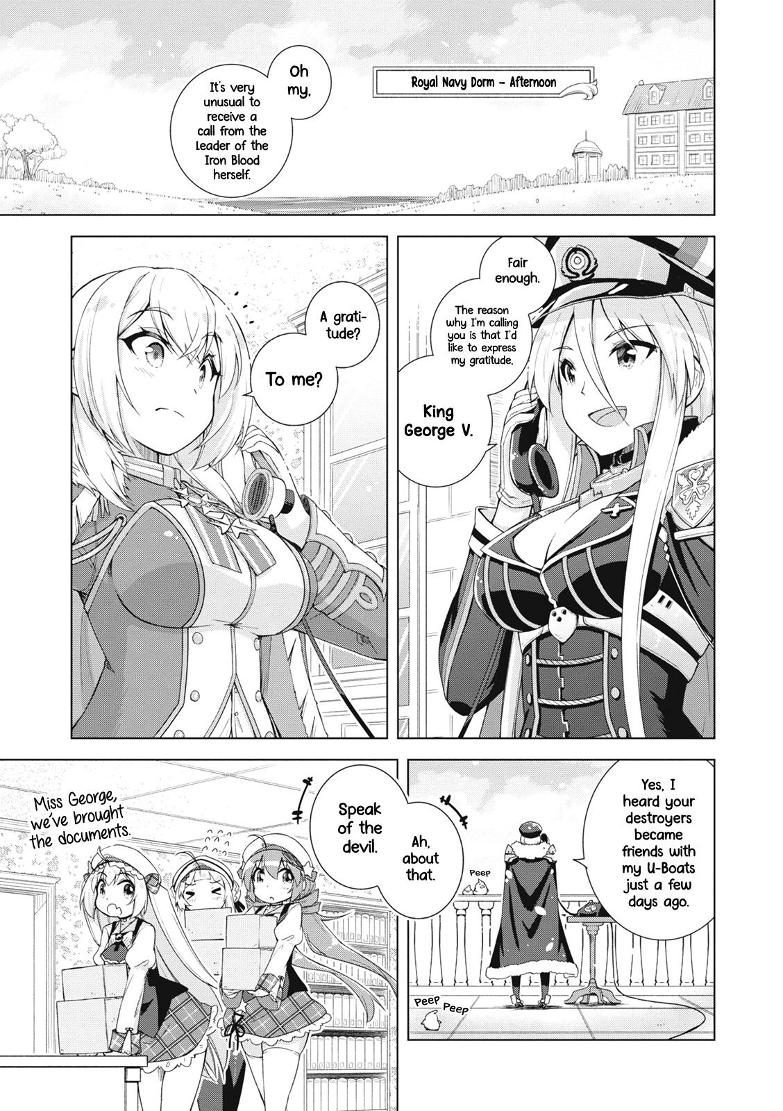 Azur Lane Smile Dish! Vol.1 Chapter 4: King George V's Esteemed Meat Pie - Picture 1