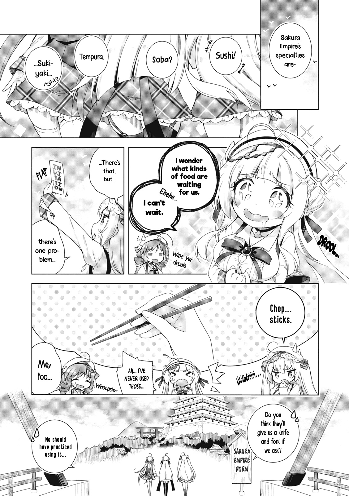 Azur Lane Smile Dish! Vol.1 Chapter 2: Sixth Destroyer Division's Temakizushi Of Hospitality - Picture 1