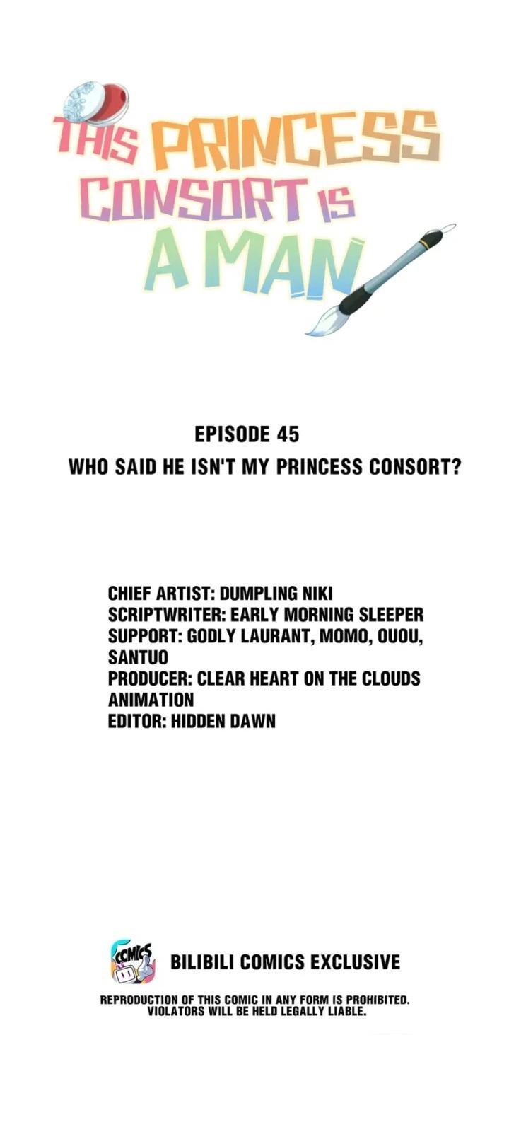 This Princess Consort Is A Man Chapter 45 - Picture 1