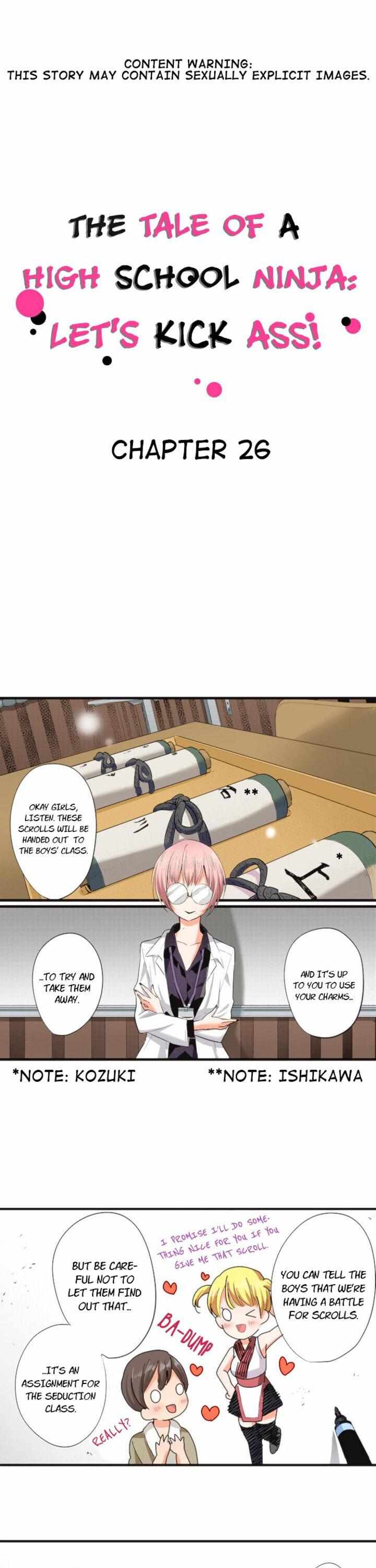 The Tale Of A High School Ninja Chapter 26 - Picture 1