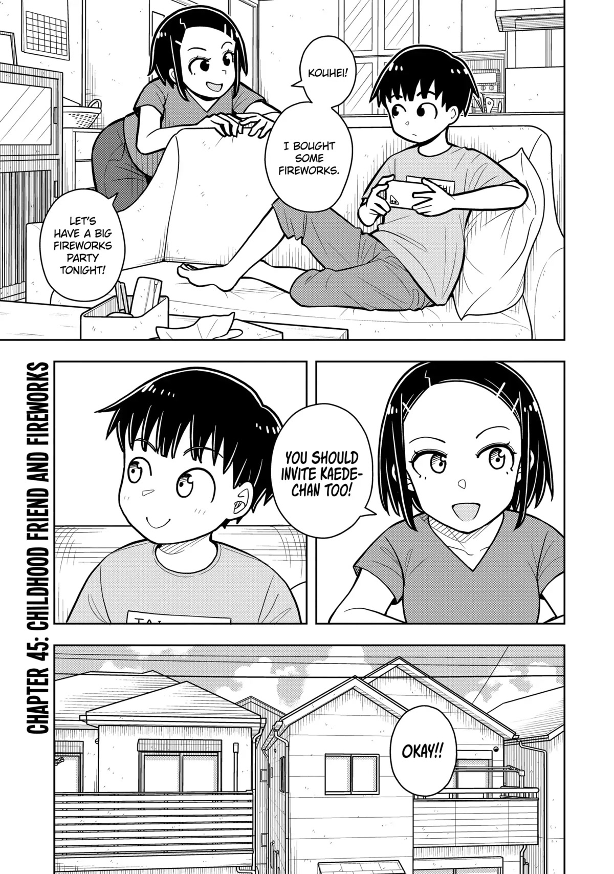 Starting Today She's My Childhood Friend Chapter 45: Childhood Friend And Fireworks - Picture 1