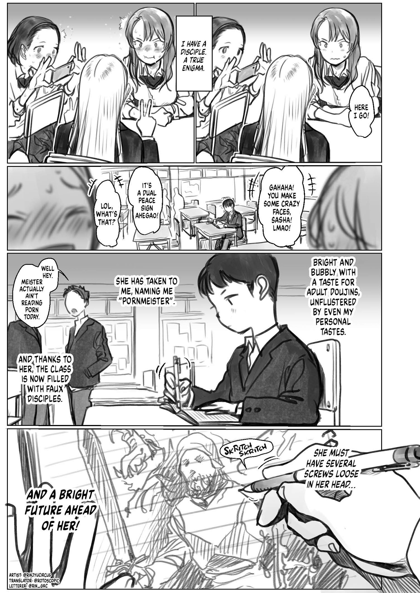 Jc Sasha-Chan To Classmate Otaku-Kun (Webcomic) Chapter 3 - Picture 1