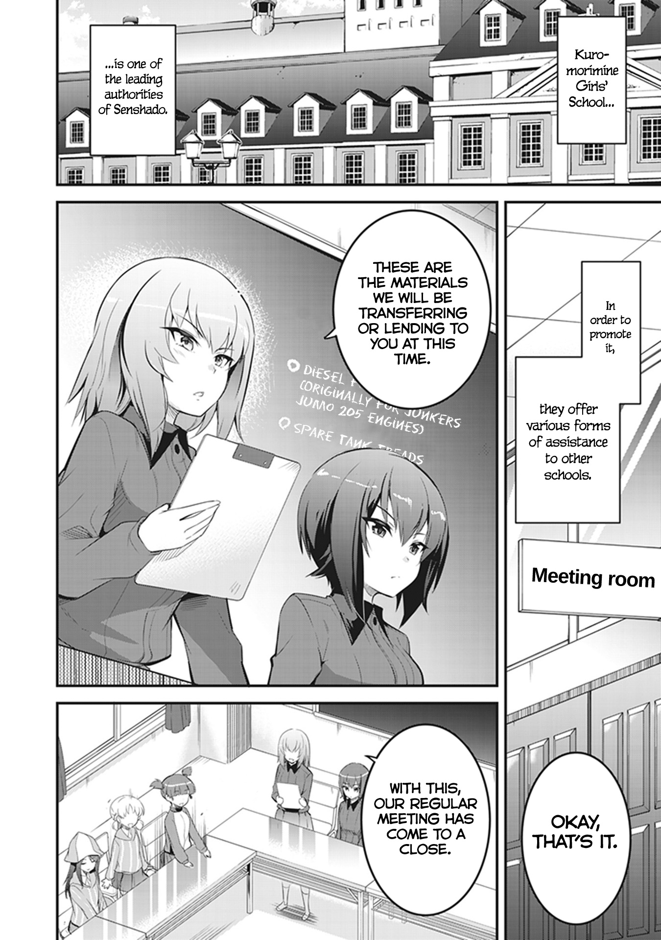 Girls Und Panzer Das Finale - Continuation High School’S Starving Art Of Dining Vol.1 Chapter 3: A Hamburg Steak Plate And An Honest Smile - Picture 2