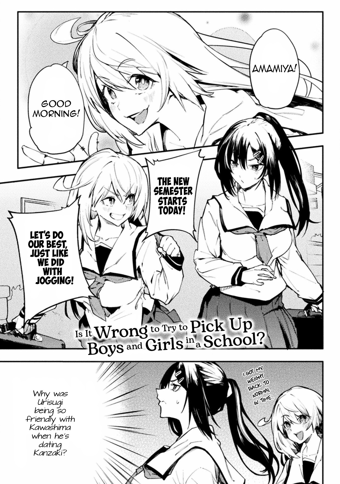 The World Of Moral Reversal Vol.4 Chapter 35: Is It Wrong To Try To Pick Up Boys And Girls In A School? - Picture 1
