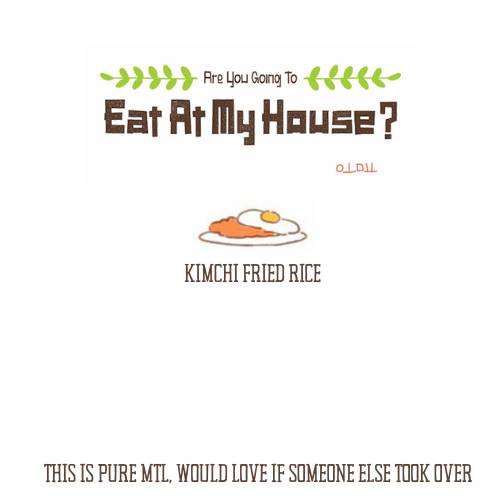 Shall We Eat At My Place? Chapter 12: Kimchi Fried Rice - Picture 1