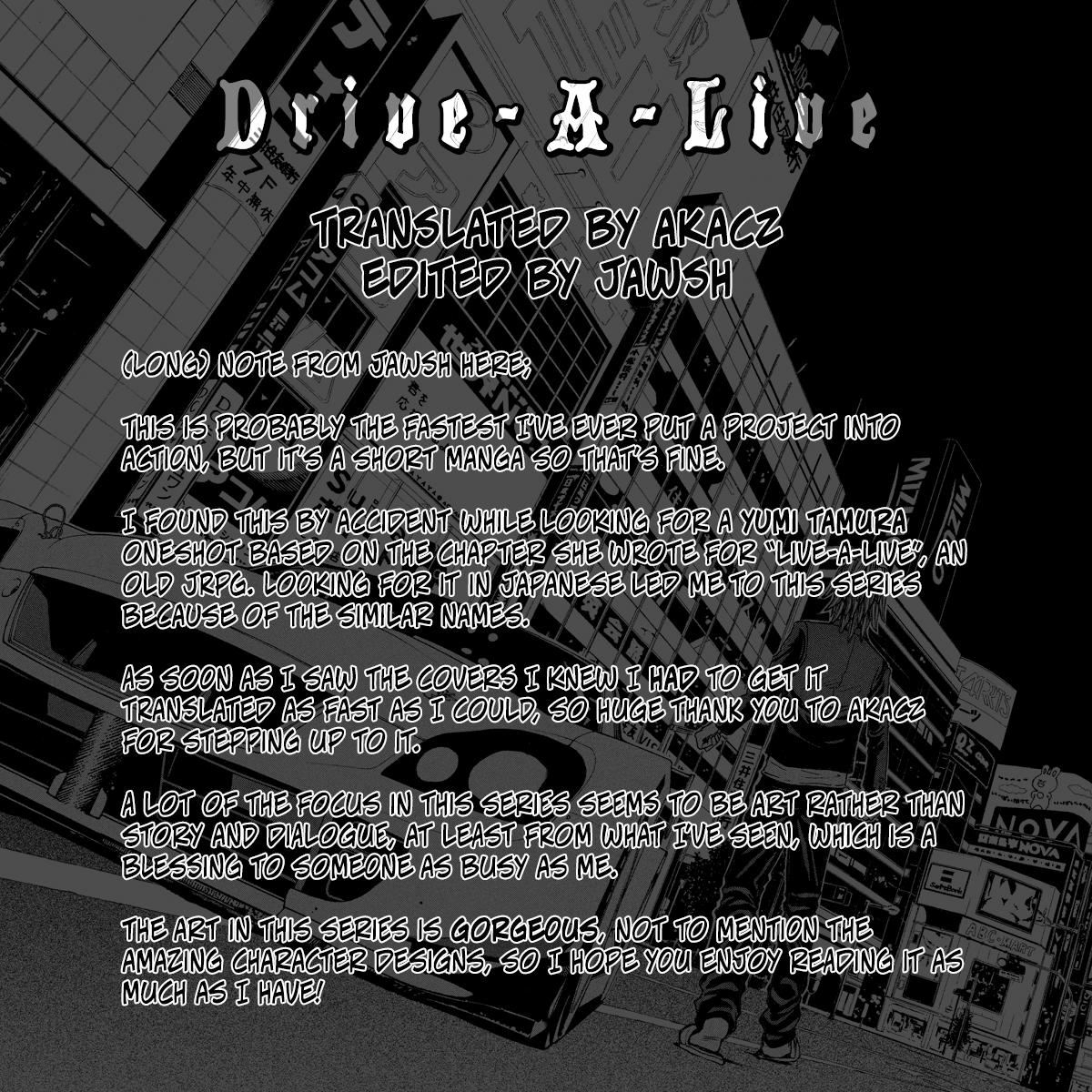 Drive-A-Live - Page 1