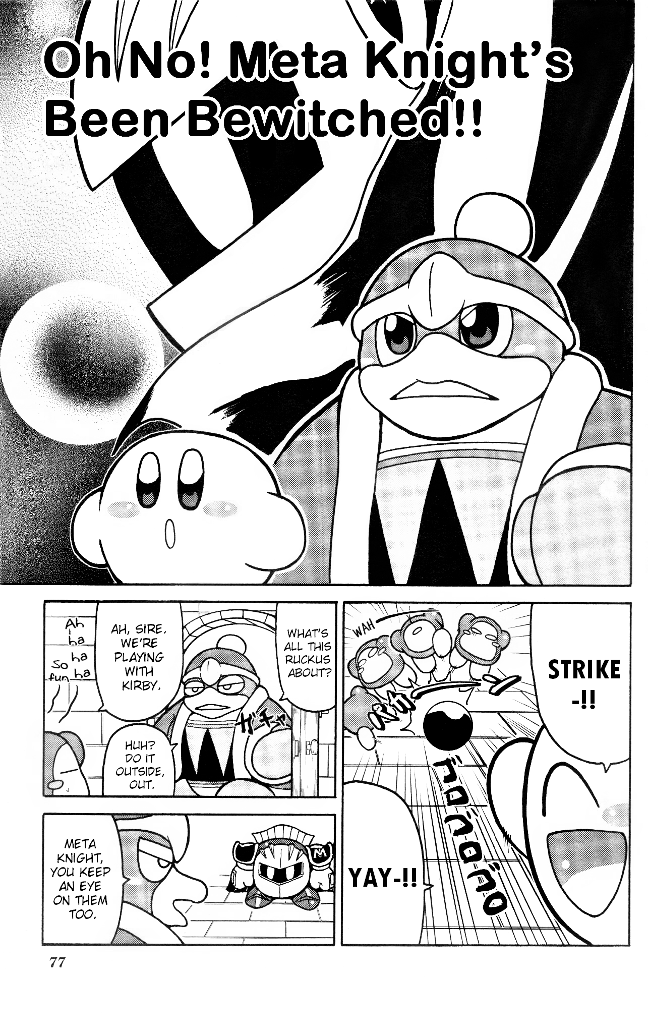 Kirby Of The Stars: Daily Round Diary! Vol.2 Chapter 7: Oh No! Meta Knight’S Been Bewitched!! - Picture 1