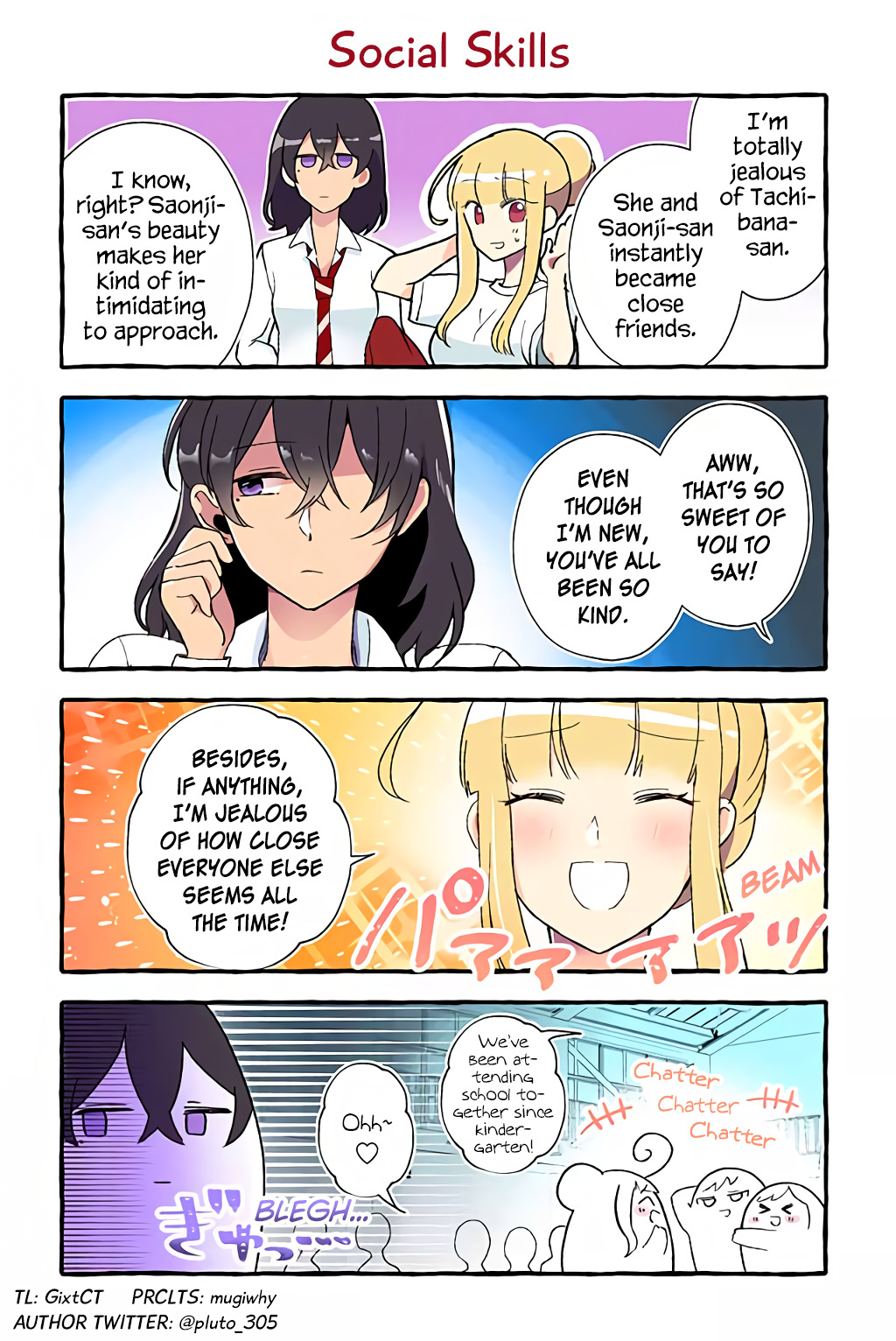 As A Result Of A Classmate's Obsession With Yuri, I Was Exposed As An Author Vol.1 Chapter 48: Social Skills - Picture 1