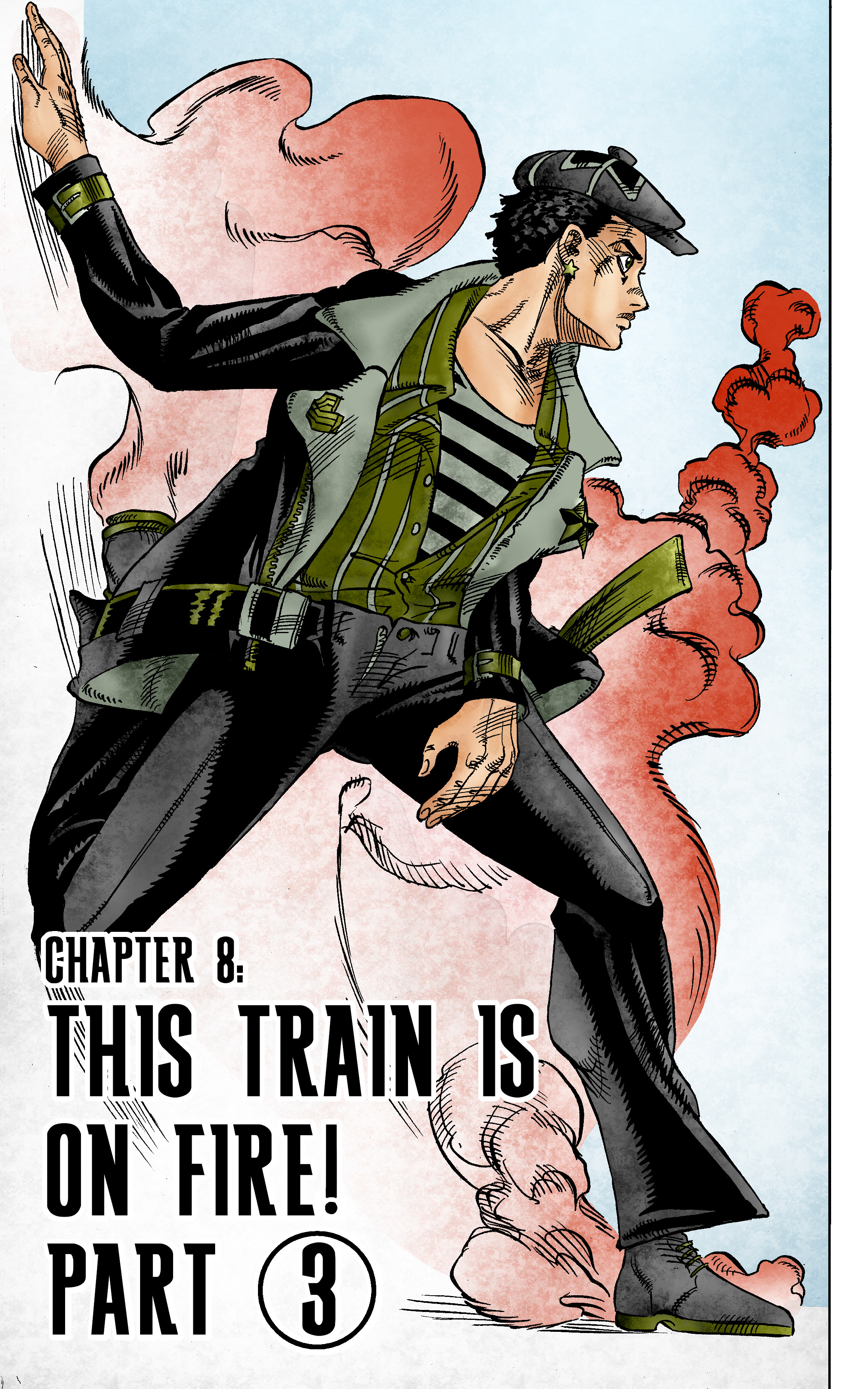 Jojo's Bizarre Adventure: Moscow Calling (Doujinshi) Vol.2 Chapter 8: This Train Is On Fire Part 3 - Picture 1