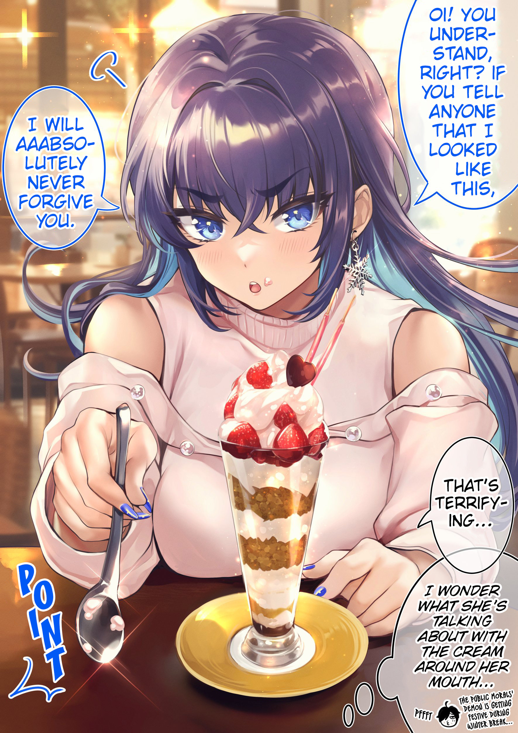 The Public Morals Head Who Becomes A Gyaru Only During Winter Vacation - Page 2