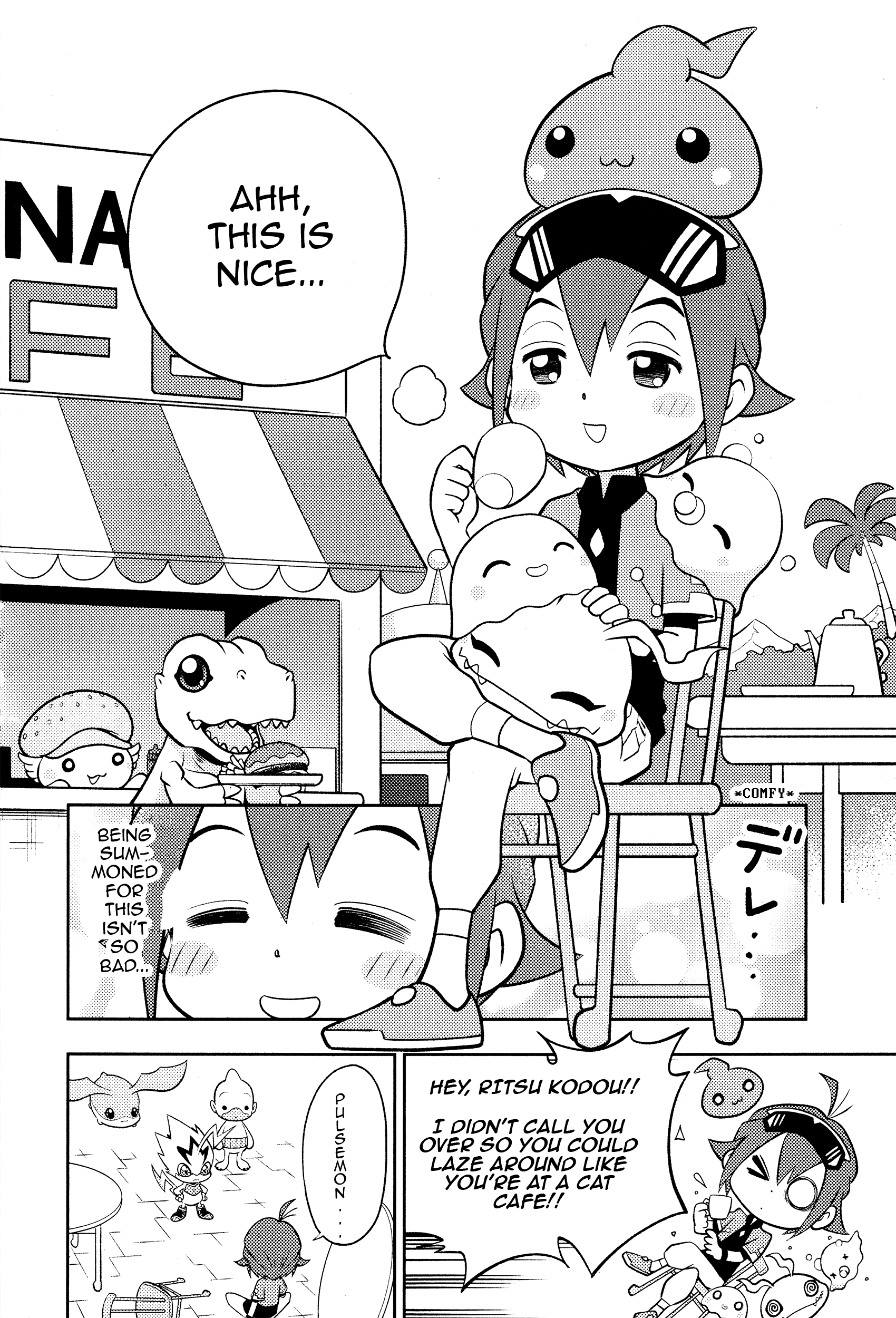 Digimon Dreamers Vol.1 Chapter 2: Indoor Tamer Ritsu - Picture 3