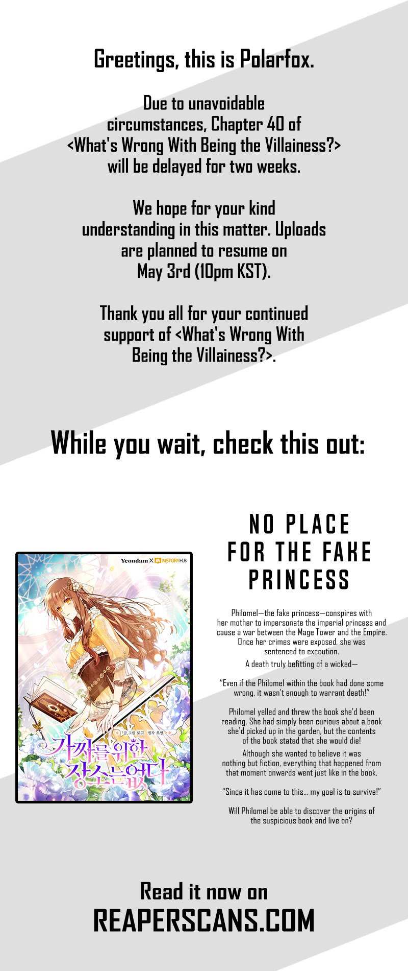 What's Wrong With Being The Villainess? - Page 1