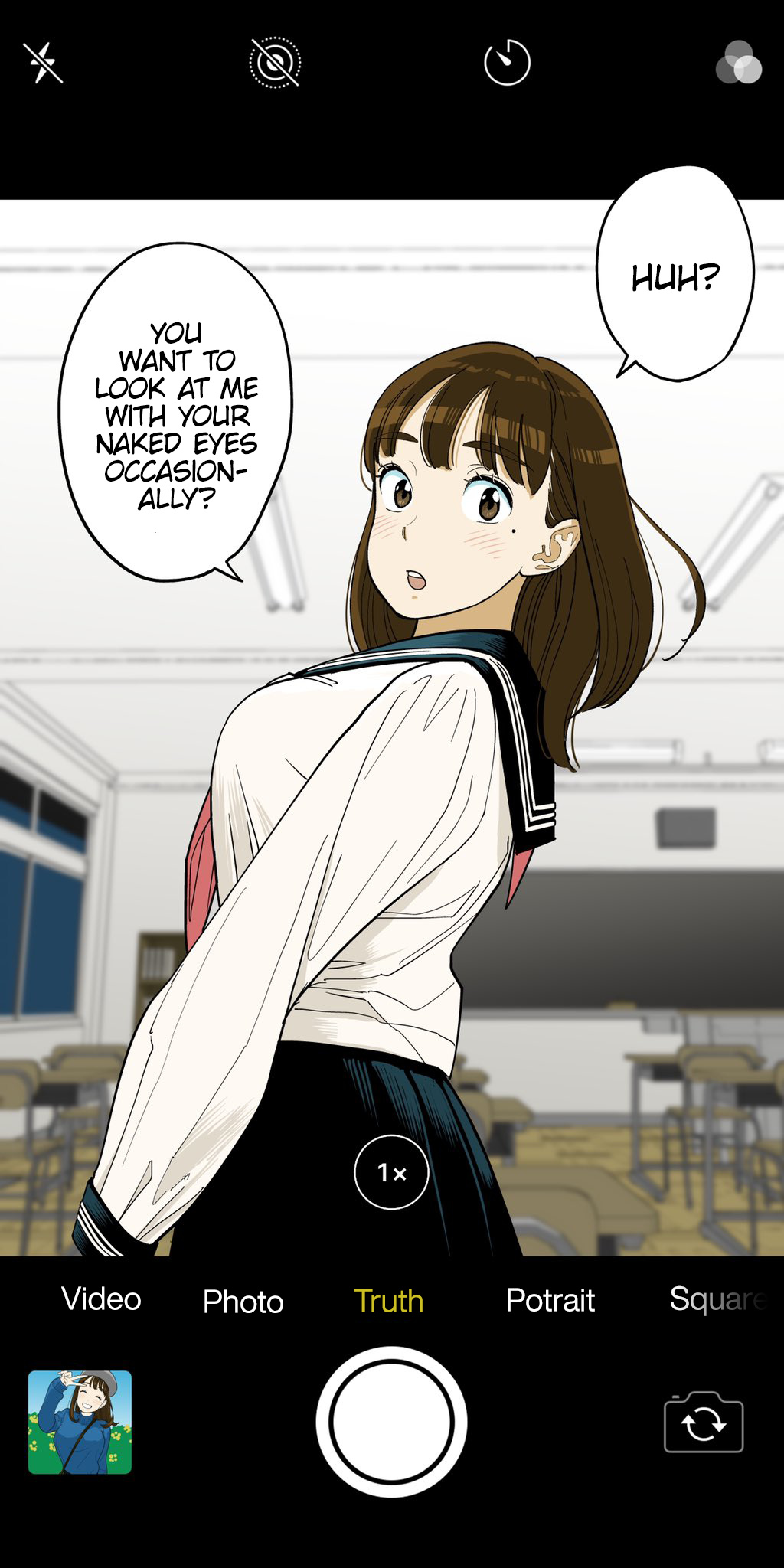 Smartphone Pov Comics Chapter 6: Maho-Chan Seen Through The Smartphone - Picture 1