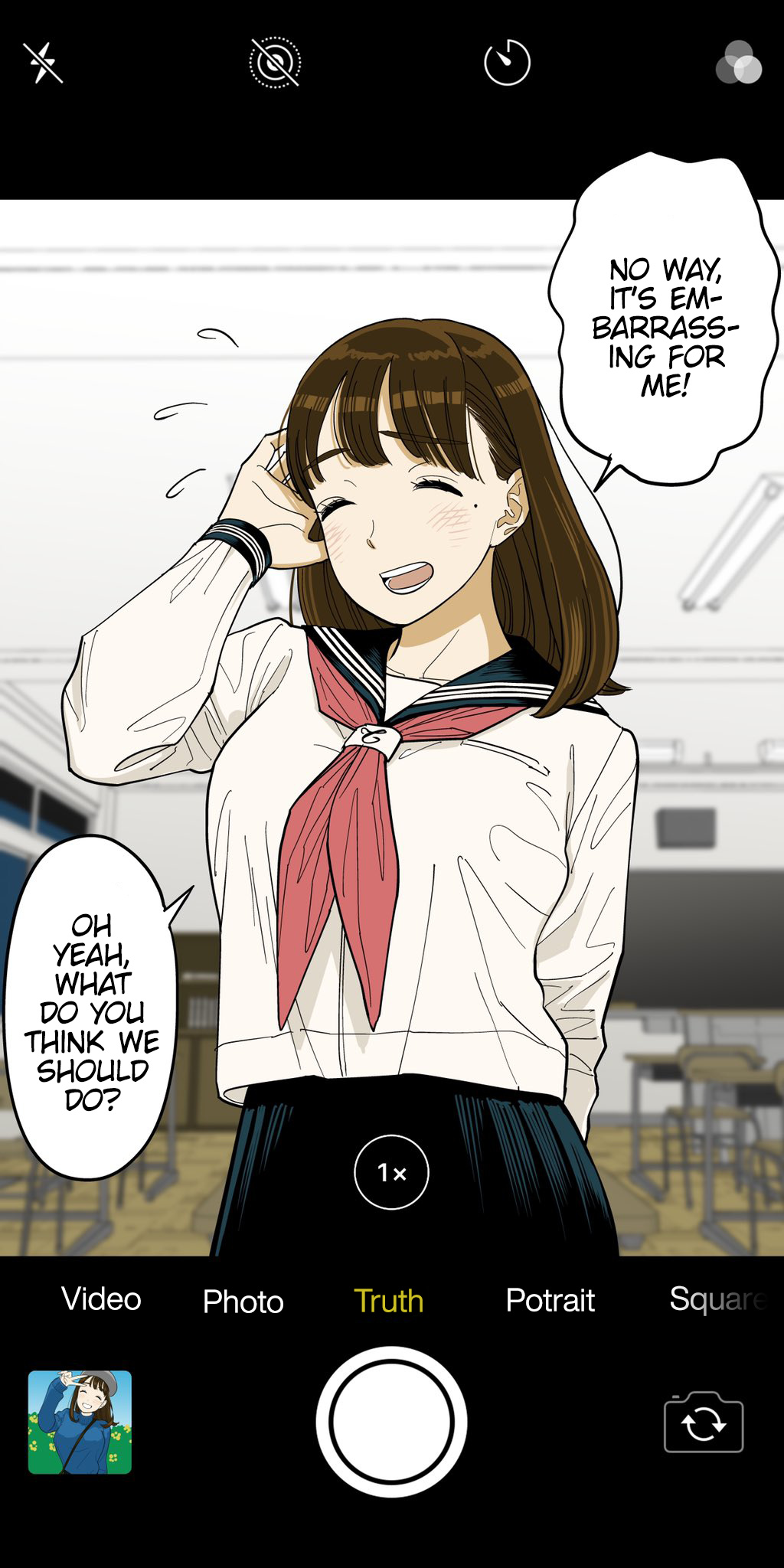 Smartphone Pov Comics Chapter 6: Maho-Chan Seen Through The Smartphone - Picture 2