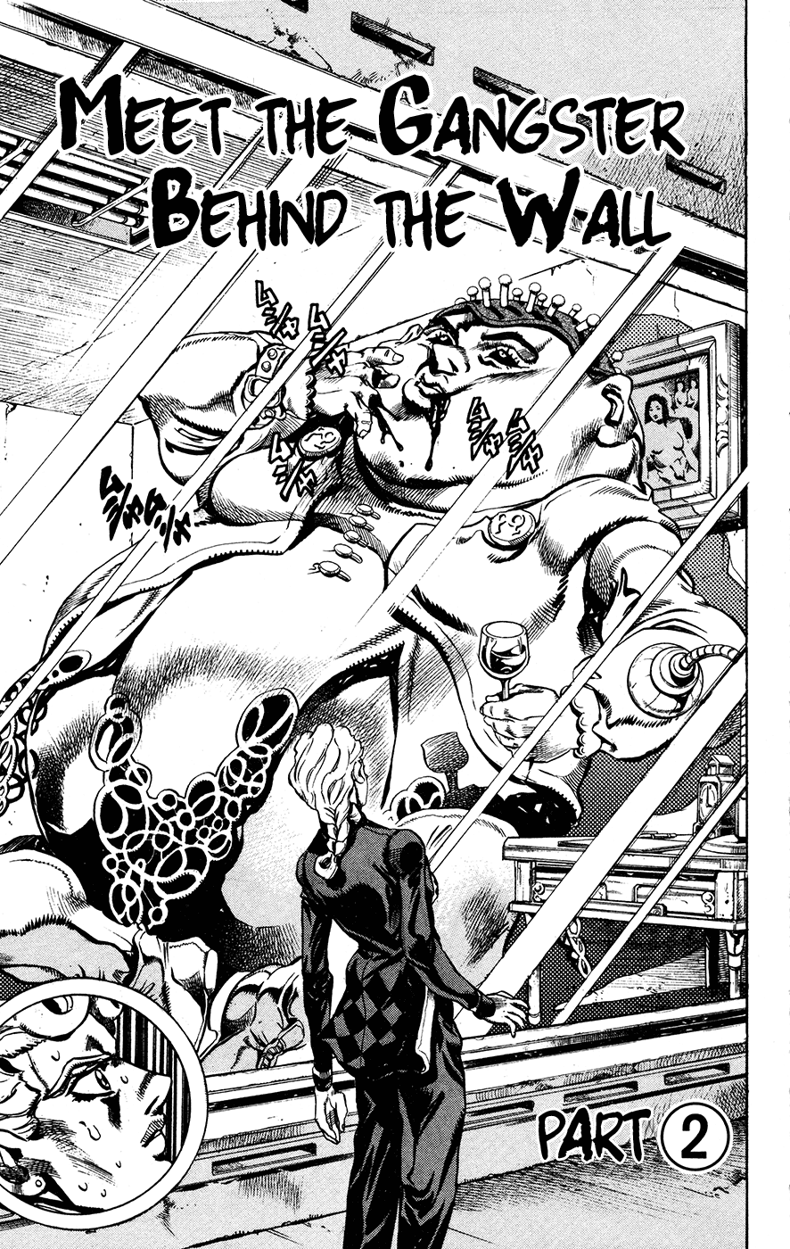 Jojo's Bizarre Adventure Part 5 - Vento Aureo Vol.2 Chapter 10: Meet The Gangster Behind The Wall Part 2 - Picture 1