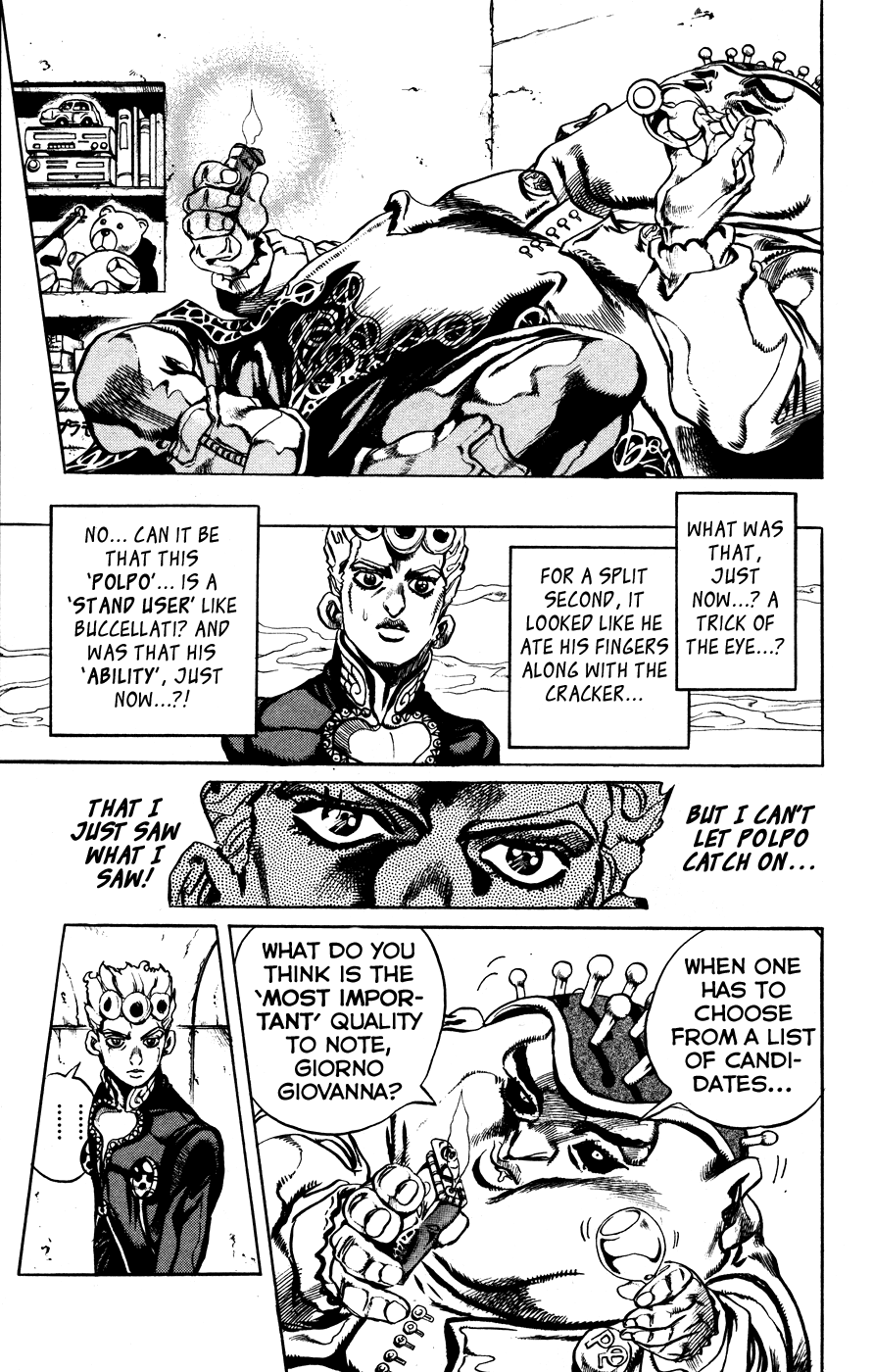 Jojo's Bizarre Adventure Part 5 - Vento Aureo Vol.2 Chapter 10: Meet The Gangster Behind The Wall Part 2 - Picture 3