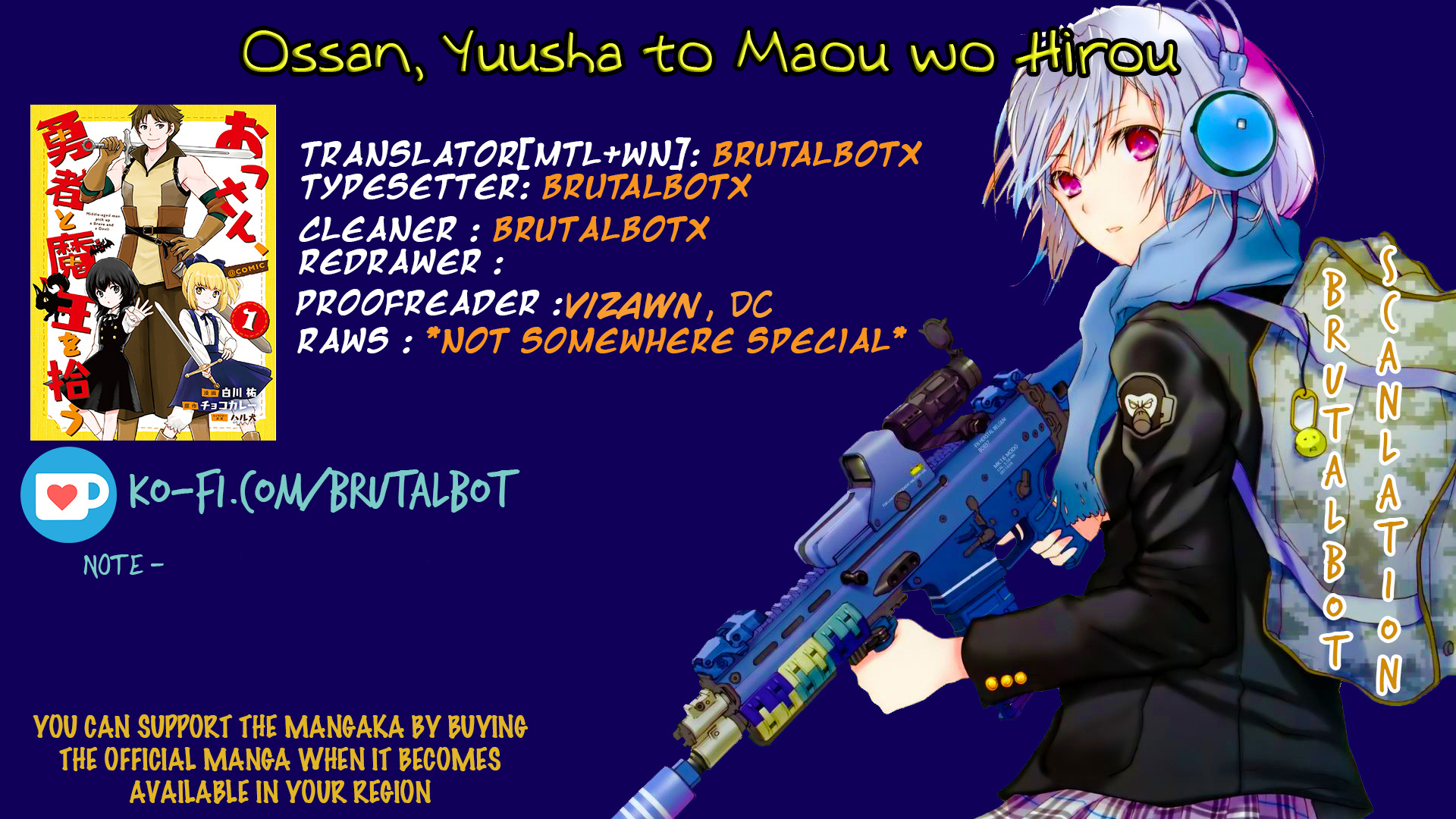 Ossan, Yuusha To Maou Wo Hirou Vol.1 Chapter 2.2 - Picture 1