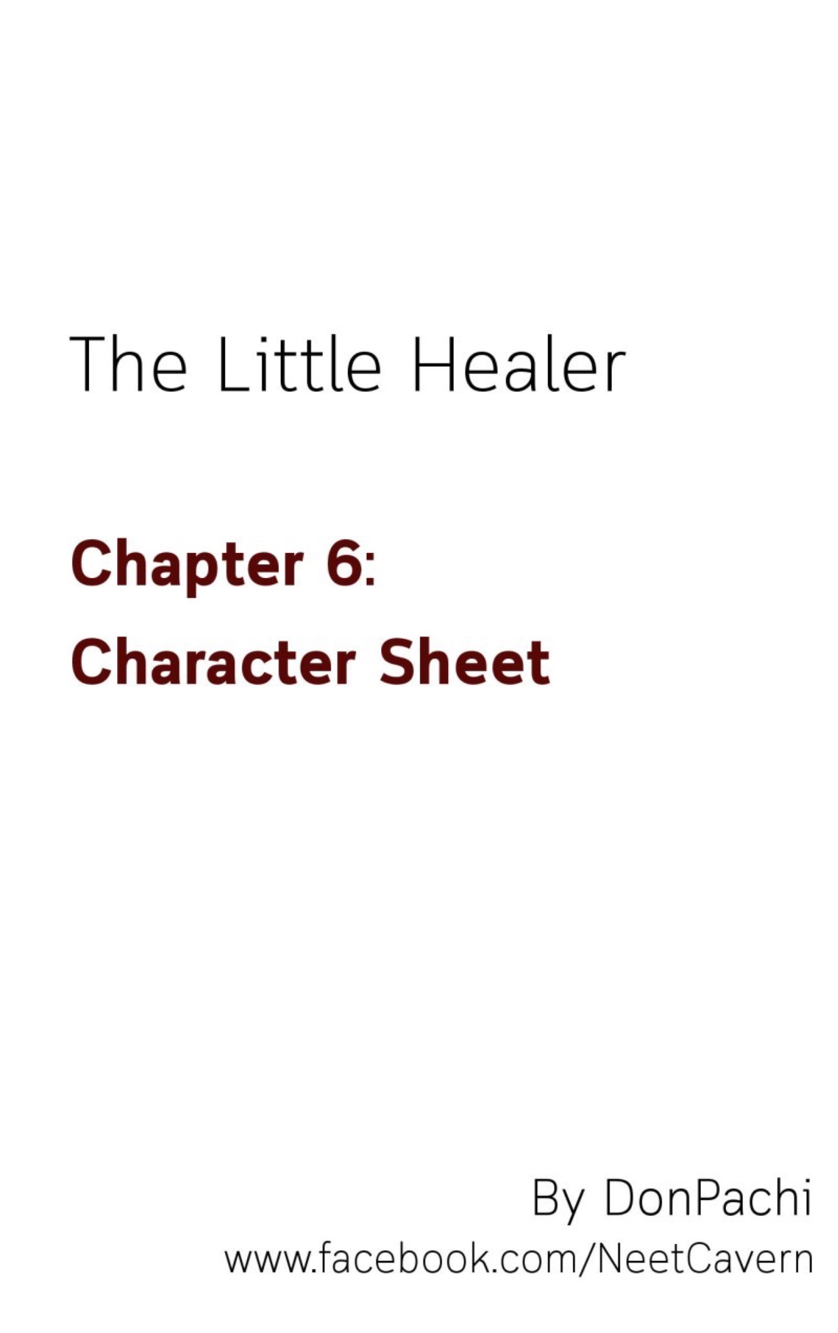 The Little Healer Chapter 6: Character Sheet - Picture 2