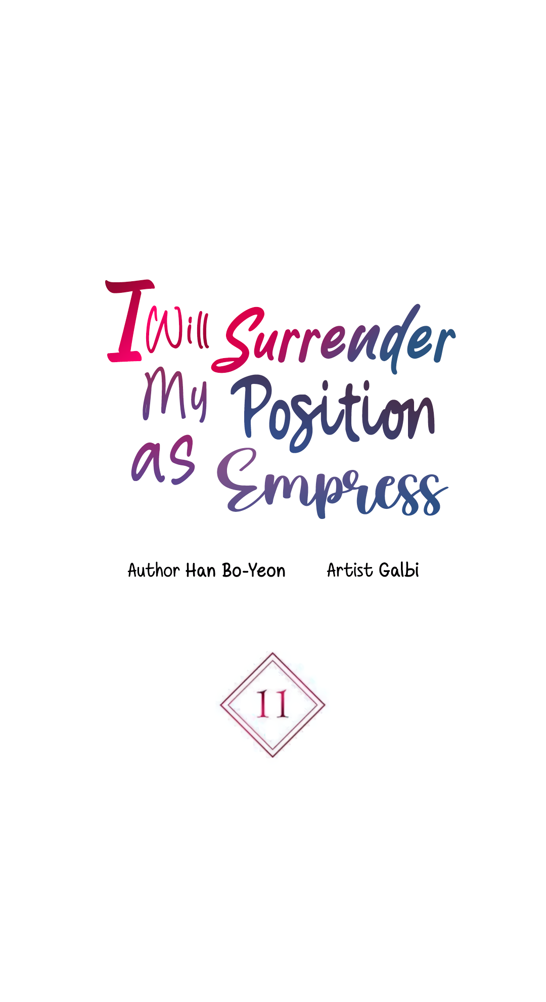 I Will Surrender The Position As Empress Vol.1 Chapter 11 - Picture 2