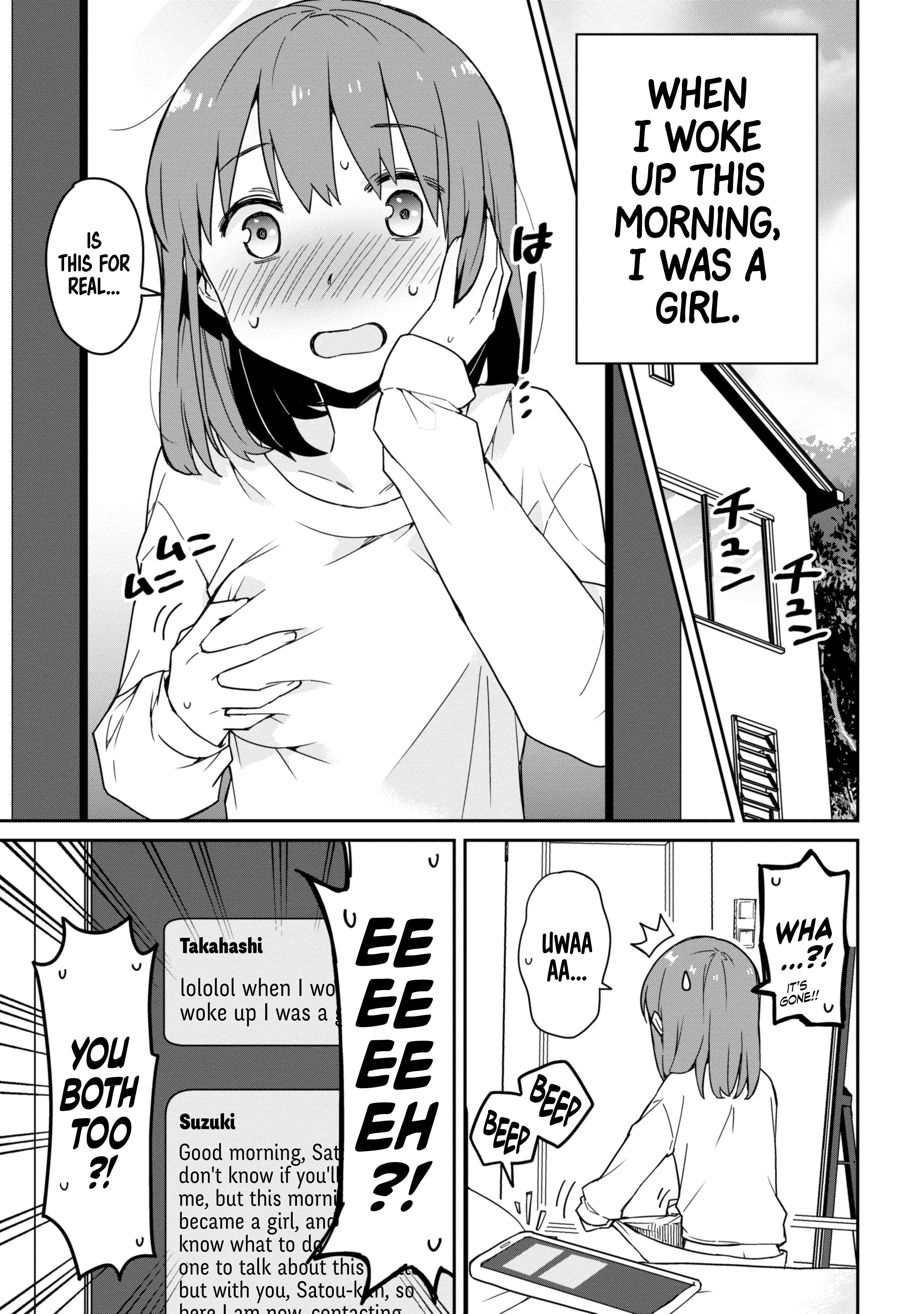 A Story About High School Boys Who Woke Up As Girls One Morning - Page 1