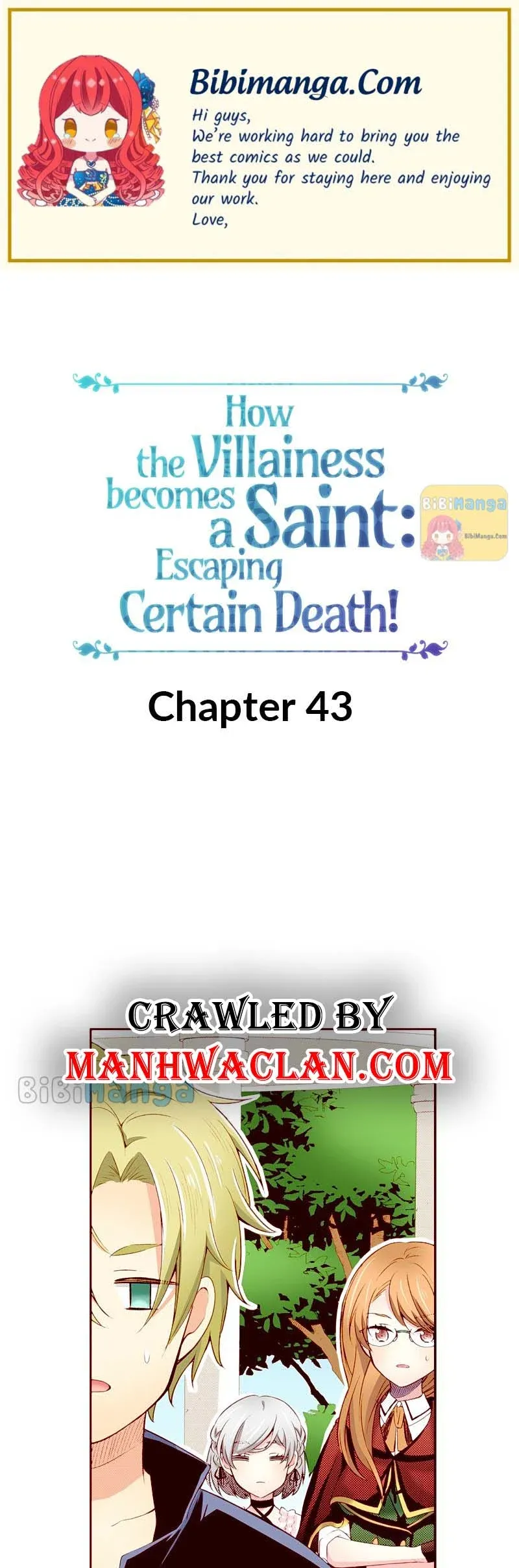 How The Villainess Becomes A Saint: Escaping Certain Death! Chapter 43 - Picture 1