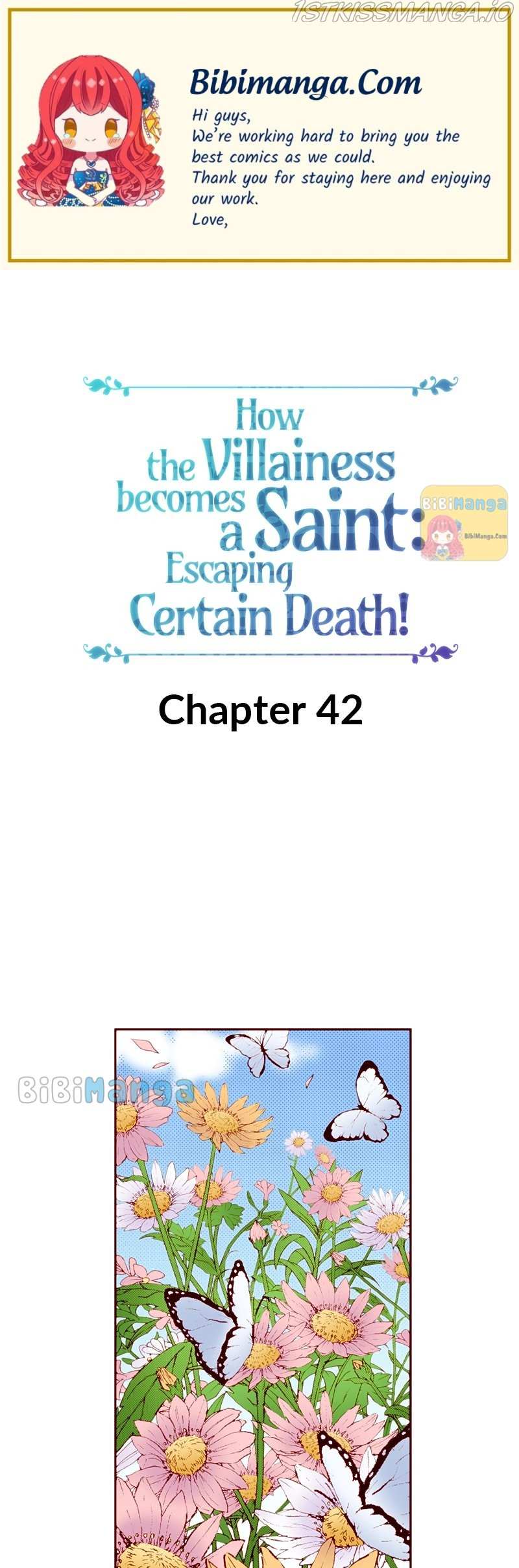 How The Villainess Becomes A Saint: Escaping Certain Death! Chapter 42 - Picture 1