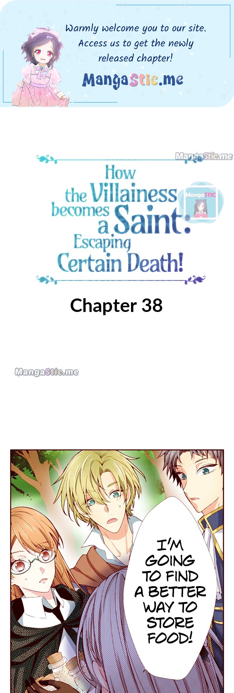 How The Villainess Becomes A Saint: Escaping Certain Death! Chapter 38 - Picture 1