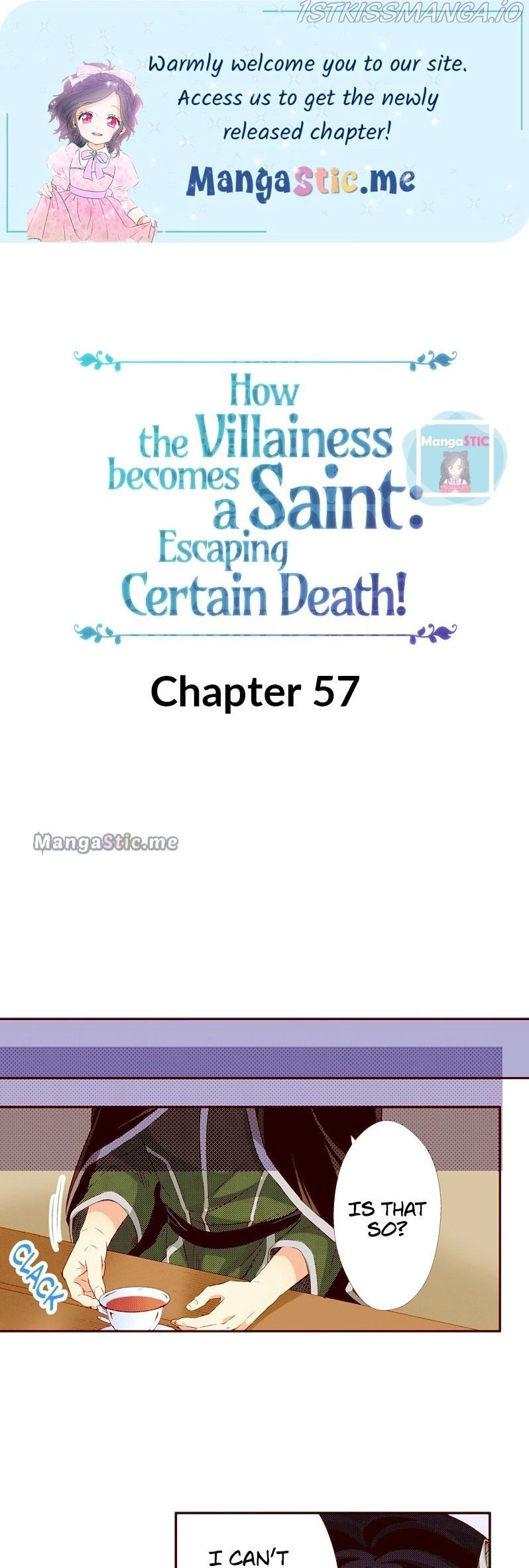 How The Villainess Becomes A Saint: Escaping Certain Death! Chapter 57 - Picture 1