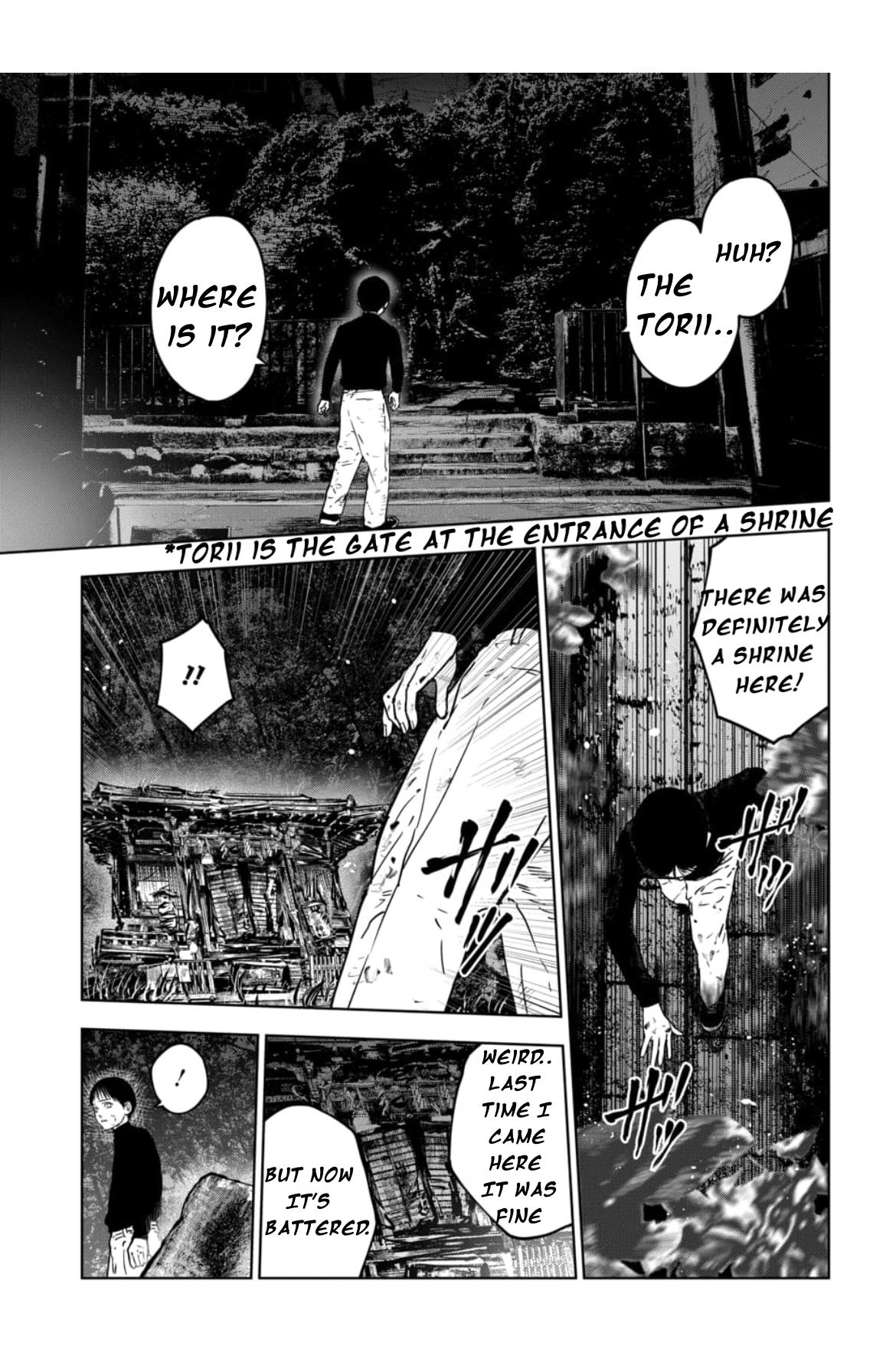 Massacre Happy Ending - Chapter Of Blue - Vol.1 Chapter 4.1: Chapter 4 Page 4 Missing Page - Picture 1