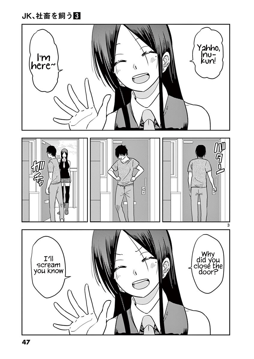 A High School Girl Raises A Corporate Slave Vol.3 Chapter 28: This Is Inu-Kun’S House - Picture 3